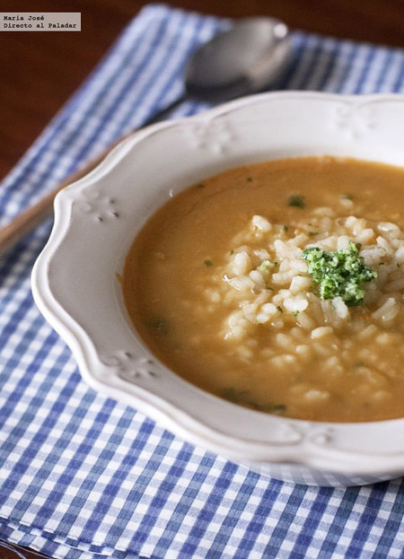 Receta de arroz caldoso de rape de mi madre