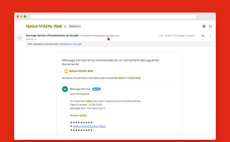 Si recibes notificaciones raras de Google Drive ten cuidado al abrir documentos compartidos, es una nueva estafa de phishing