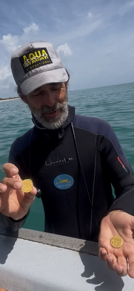 Indian fleet gold coin
