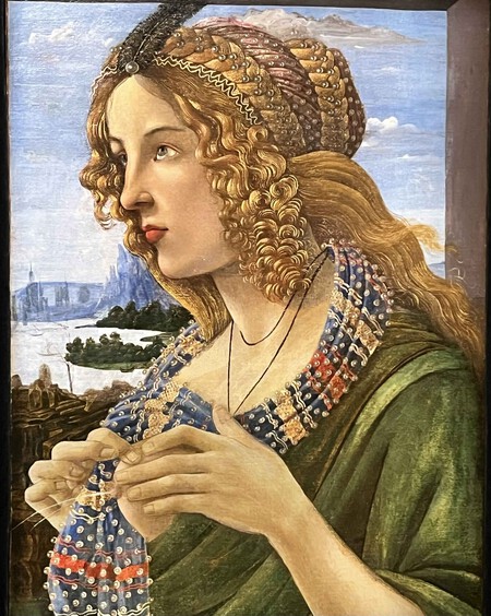 Retrato Alegorico De Una Mujer