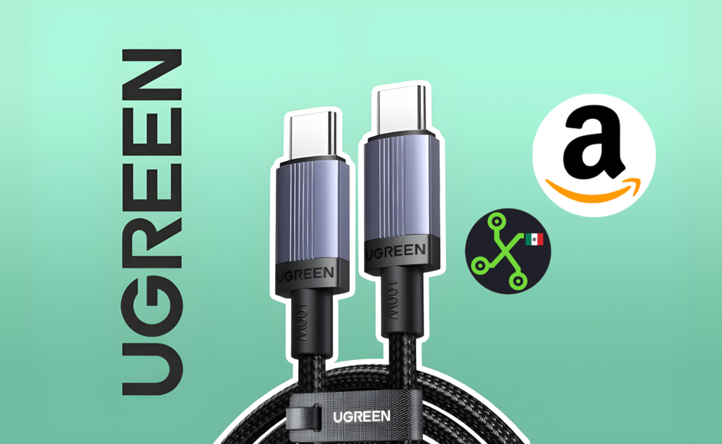 UGREEN tiene este cable USB-C con carga rápida de 100W y capaz de proteger tus equipos: solo cuesta 189 pesos en Amazon
