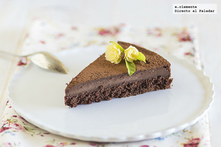 Tarta mágica de chocolate. Receta