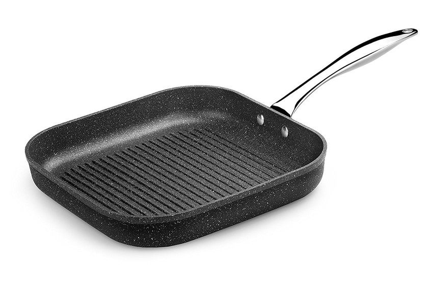 Monix Olla baja de 28 centímetros de diámetro con tapa, modelo