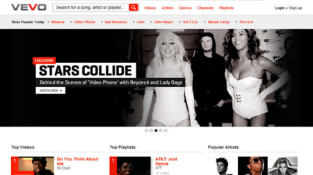 Vevo ingresó 150 millones de dólares en 2011 y ya genera beneficios