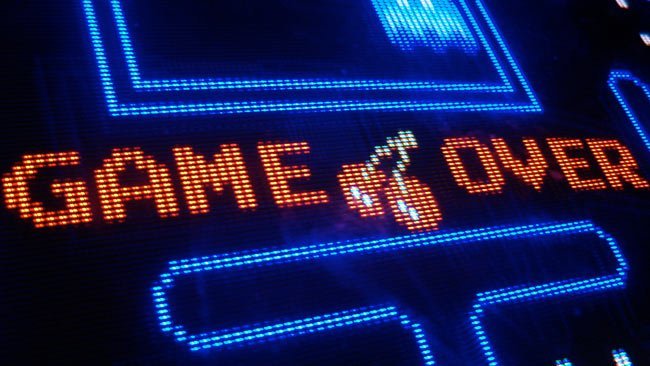 comecocos game over juego pac man