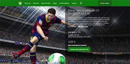 ¿Está cobrando EA por las demos de FIFA 14 y UFC de Xbox One? (actualizado)
