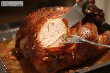 Pavo del día de Acción de Gracias. Receta tradicional americana