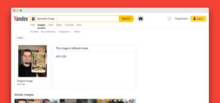 Subir una foto a Yandex es un excelente examen sobre tu privacidad en la red que puedes hacer ahora mismo