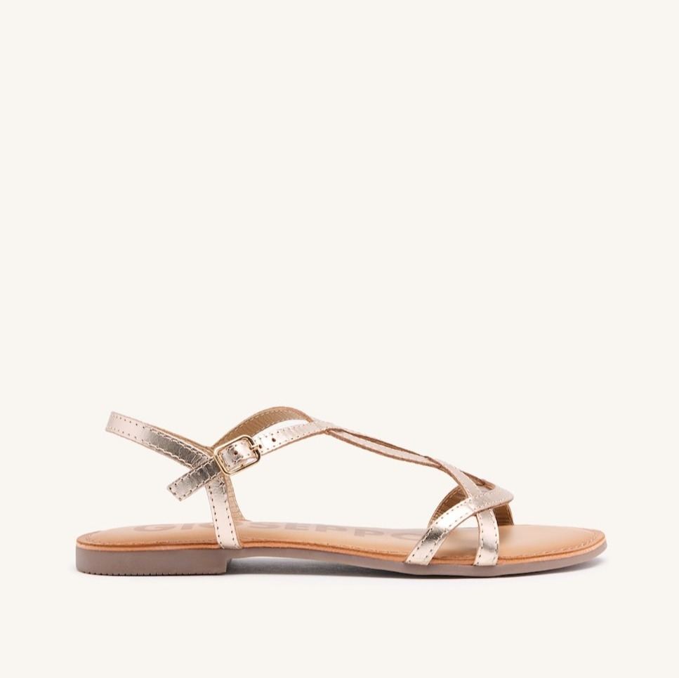 Gioseppo
Sandalias planas de mujer de piel con tiras y plantilla acolchada