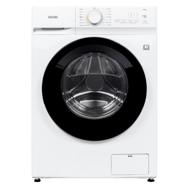 Lavadora secadora - KOENIC KWDR 8643 A INV, 8kg + 6kg, 1350 rpm, Motor Inverter silencioso