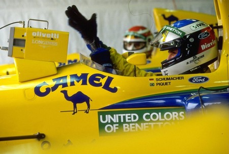Schumacher Piquet Benetton F1 1991