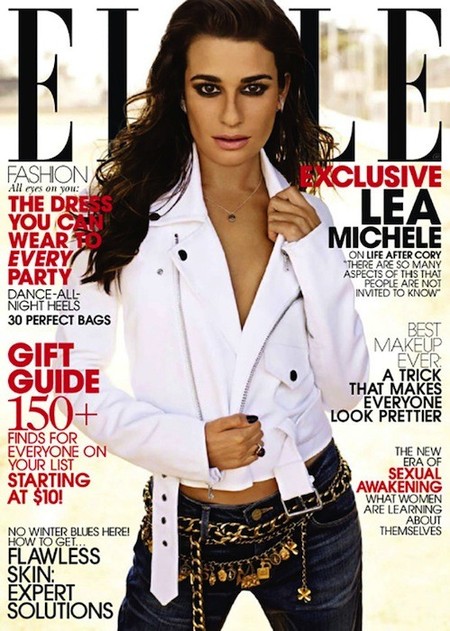 ¿Se puede estar más buena que Lea Michele para la revista Elle?
