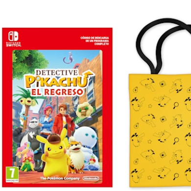 Detective Pikachu: El regreso + bolsa de tela