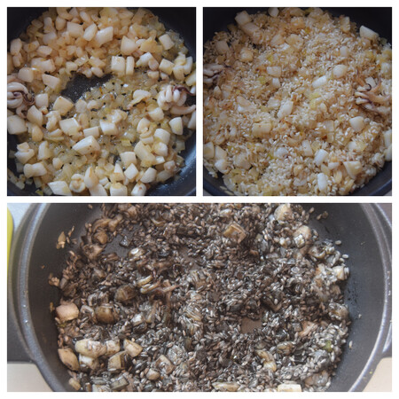 Risotto Negro Paso A Paso