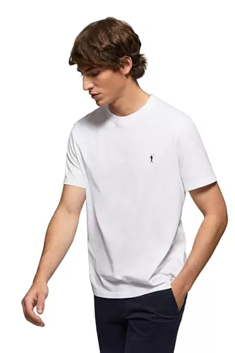 Polo Club Camiseta básica Blanca de algodón