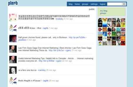 Plerb, otro competidor de Twitter con soporte de grupos