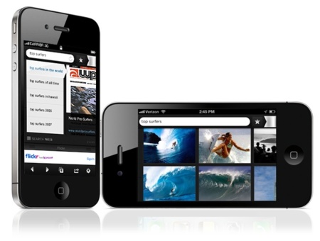 Yahoo! Axis, un nuevo navegador móvil