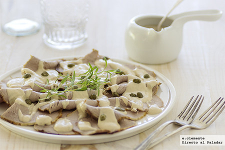 Vitello Tonnato. Receta italiana