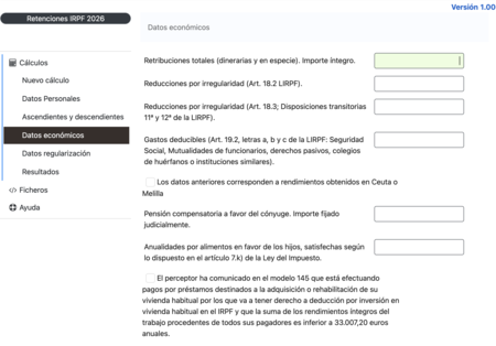 Datos economicos