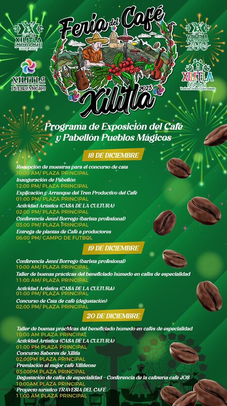 Ya viene la Feria del Café en Xilitla 2025, donde podrás probar el mejor café, música en vivo y un gran ambiente
