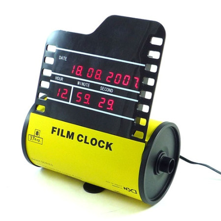 Roll Film clock, un reloj para nostálgicos de la fotografía