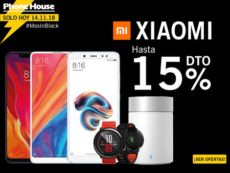 Mes In Black en Phone House con hasta un 15% de descuento en Xiaomi