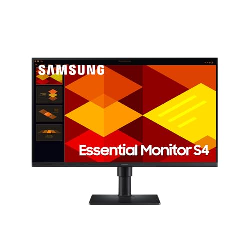 SAMSUNG S40GD Essential Monitor 24", Full HD, IPS Panel, Tasa de Refresco 100Hz, Eye Saver Mode, Super Slim Design, Less Screen Flickering, Altavoces Integrados, Contectividad Múltiple LS24D406GAUXEN