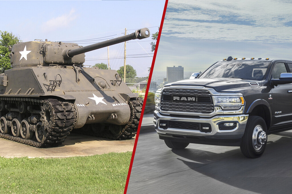 Las pick-up que conducen en EEUU son tan descomunalmente grandes que superan a los tanques de la Segunda Guerra Mundial. También son más peligrosas