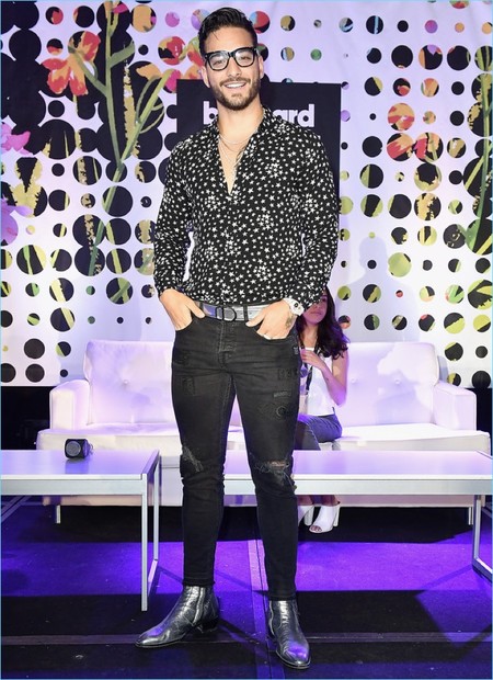 Maluma aparece ataviado en Saint Laurent y confirma la obsesión de los reggeatoneros por las grandes firmas de moda