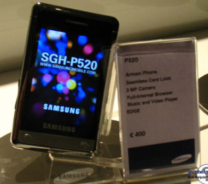 El Samsung SGH-P520 es el móvil de Armani