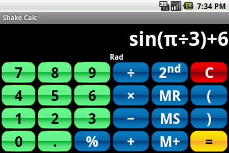 Shake Calc