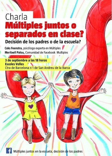Múltiples juntos o separados en la escuela: conferencia en Barcelona.