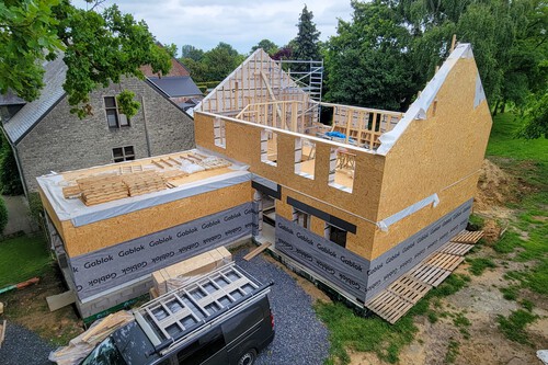 Casa de blocos. Créditos: Gablock