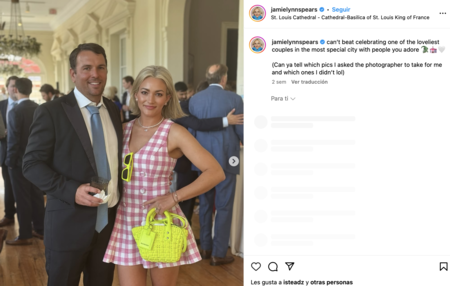 Jamie Lynn Spears junto a su esposo