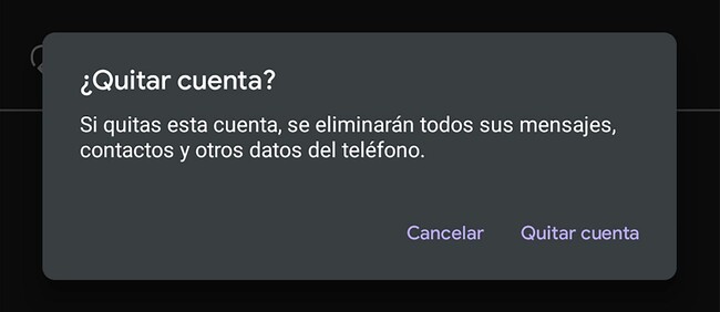 Así puedes quitar una cuenta de Google de tu móvil Android