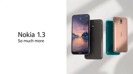 Nokia 1.3: un nuevo Android Go con botón dedicado para Assistant y cámara de 8 megapíxeles