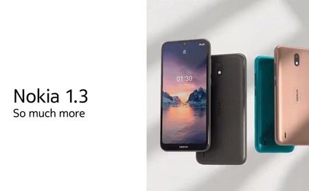Nokia 1.3: un nuevo Android Go con botón dedicado para Assistant y cámara de 8 megapíxeles