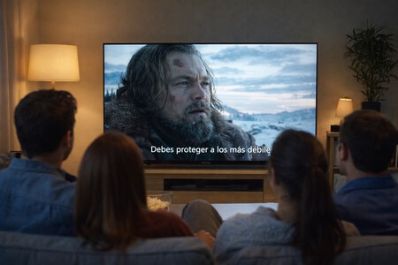 viendo una serie en una tele Samsung