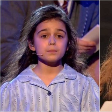 Arabella Stanton y Emma Watson como Hermione