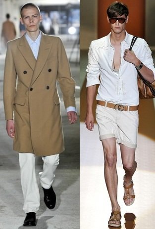 Blanco y camel mix para la Primavera 2011 (II)
