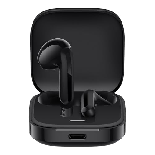 XIAOMI Redmi Buds 6 Active - Auriculares inalámbricos, cancelación de Ruido, Ligeros, hasta 36 Horas de autonomía, Bluetooth 5.4, Negro (Versión ES)