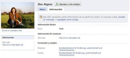La ministra alemana de Consumo amenaza con abandonar Facebook