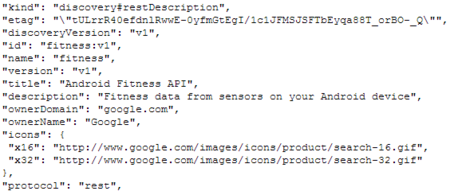 Detalles del nuevo API fitness