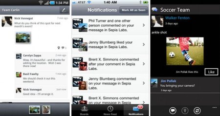 Glassboard, crea y participa en grupos privados desde tu móvil