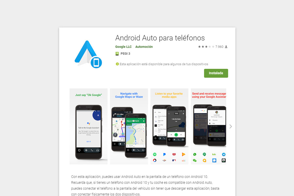 Android Auto para teléfonos dejará de funcionar a partir de Android 12