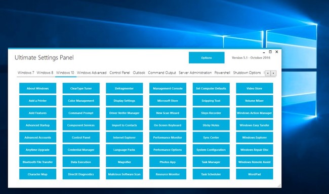 Ultimate Settings Panel