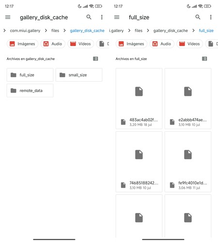 Xiaomi Cache Galeria