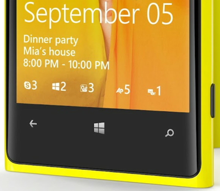 Las notificaciones en la pantalla de bloqueo de Windows Phone 8, en Nokia Lumia 920
