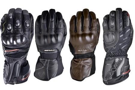 En moto en invierno y con las manos calientes con los guantes Five WPX