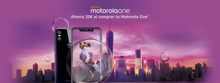 20 euros de descuento en el Motorola One, con doble cámara y actualizaciones de seguridad durante 3 años